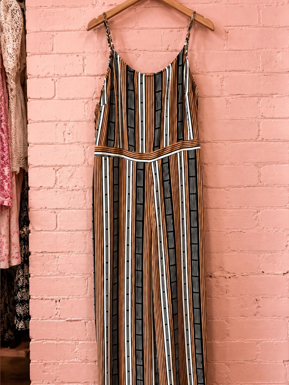 Jumpsuit | Adjustable Straps | Wide Leg